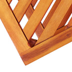 vidaXL Beistelltisch Akazienholz Massiv 45 x 33 x 45 cm