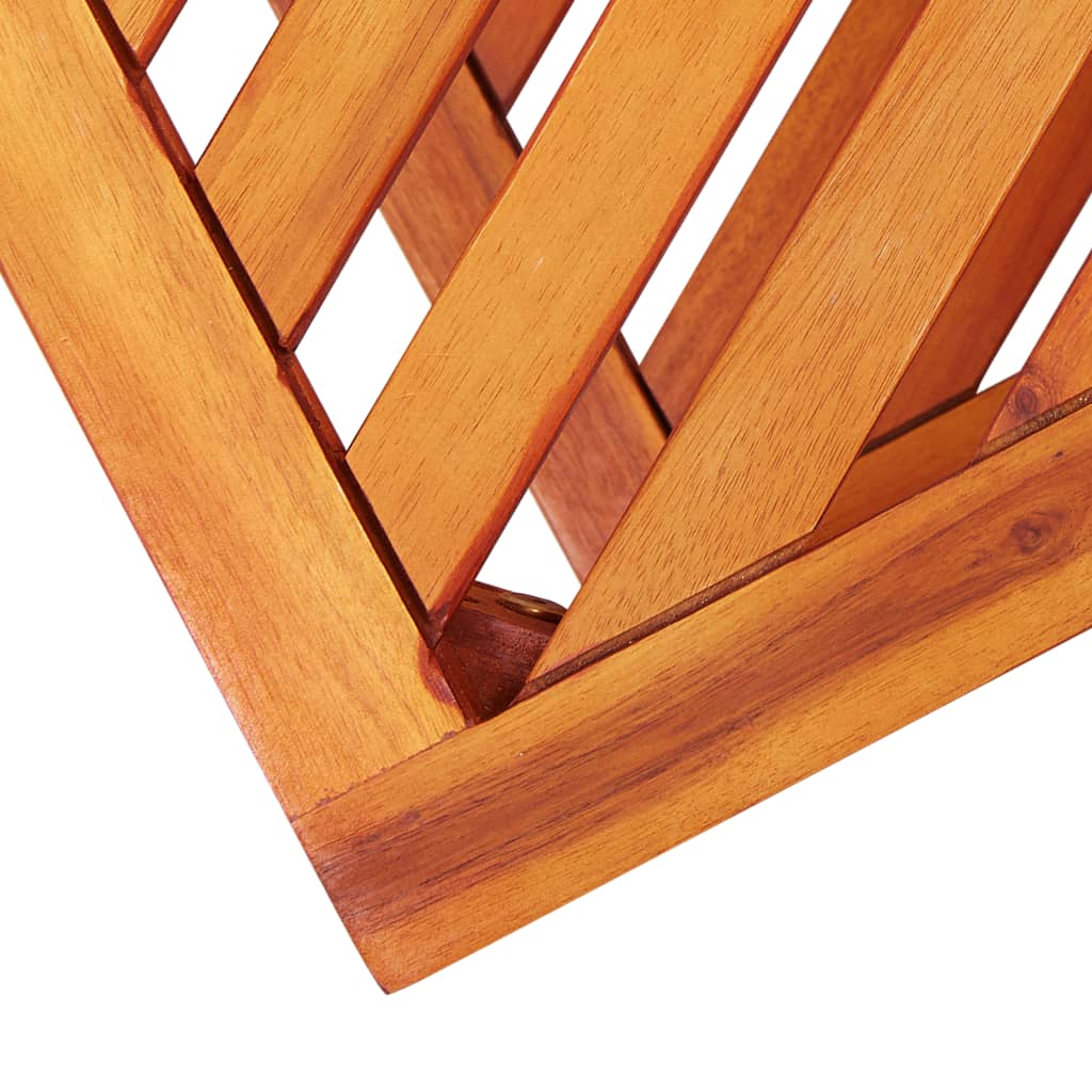 vidaXL Beistelltisch Akazienholz Massiv 45 x 33 x 45 cm