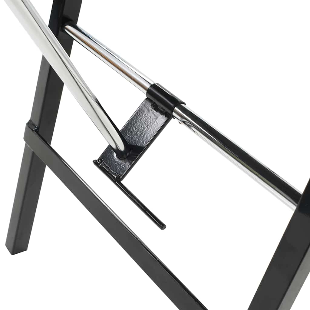 vidaXL Gesichtsbehandlungsstuhl Tragbar Kunstleder 185x78x76cm Schwarz