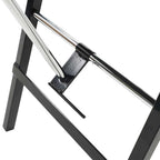 vidaXL Gesichtsbehandlungsstuhl Tragbar Kunstleder 185x78x76cm Schwarz