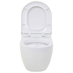 vidaXL Wand-WC Keramik Weiß
