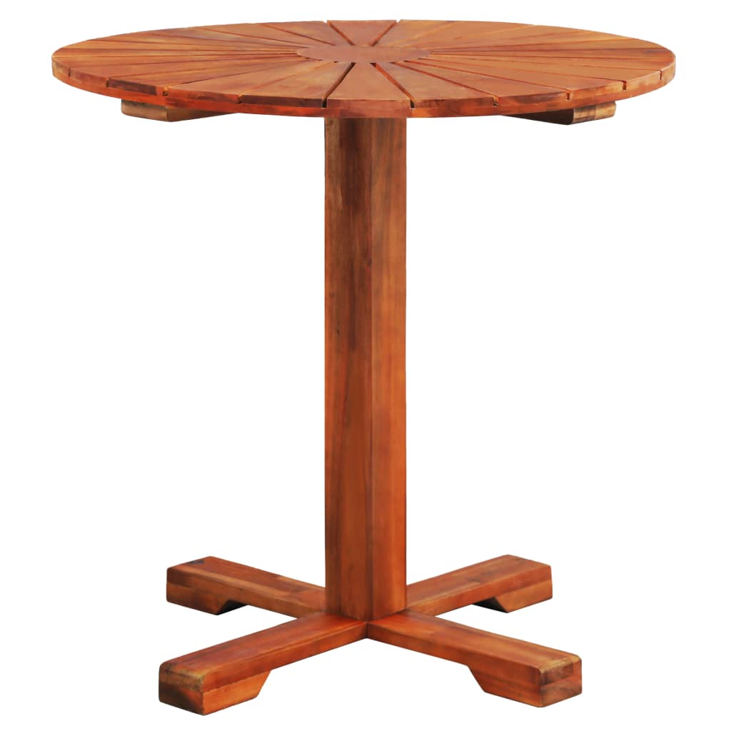 vidaXL Bistrotisch 70x70 cm Massivholz Akazie
