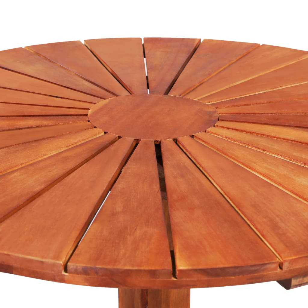 vidaXL Bistrotisch 70x70 cm Massivholz Akazie