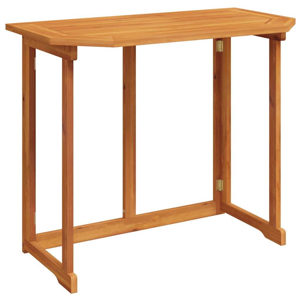vidaXL Bistrotisch 90x50x75 cm Akazie Massivholz