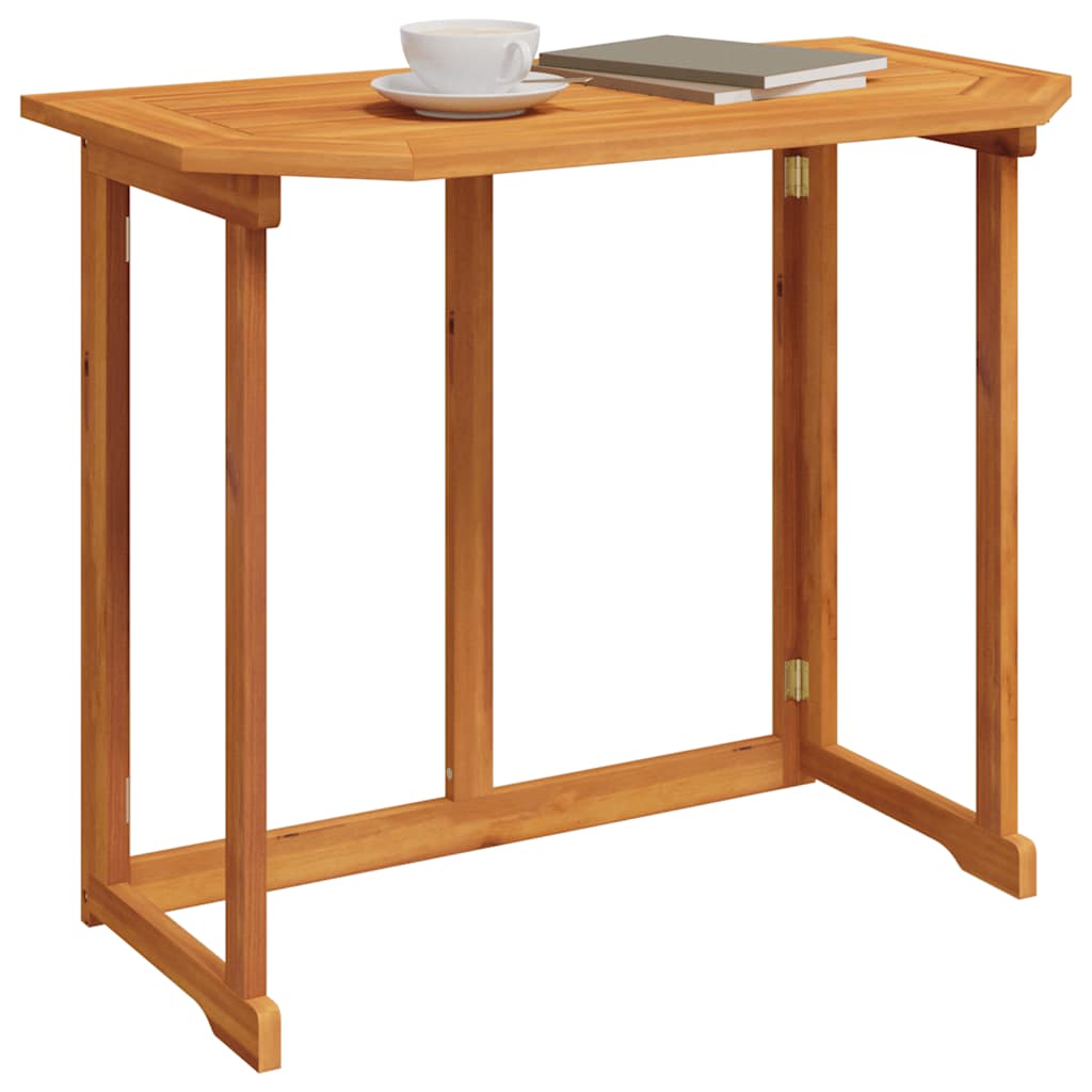 vidaXL Bistrotisch 90x50x75 cm Akazie Massivholz