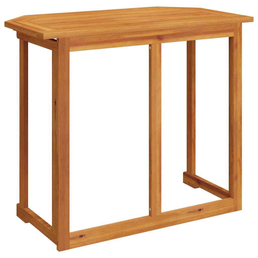 vidaXL Bistrotisch 90x50x75 cm Akazie Massivholz