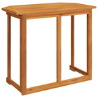vidaXL Bistrotisch 90x50x75 cm Akazie Massivholz