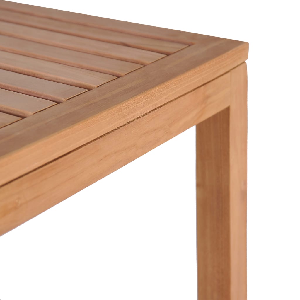 vidaXL Badregal mit 4 Böden Massivholz Teak 42x42x165 cm