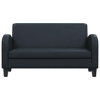 vidaXL 2-tlg. Sofa-Set Kunstleder Schwarz