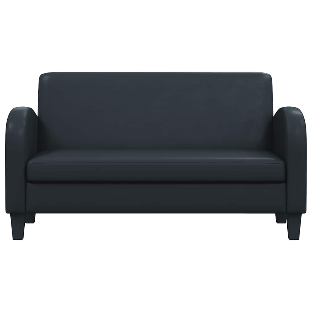 vidaXL 2-tlg. Sofa-Set Kunstleder Schwarz