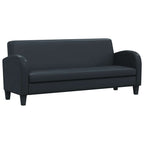 vidaXL 2-tlg. Sofa-Set Kunstleder Schwarz