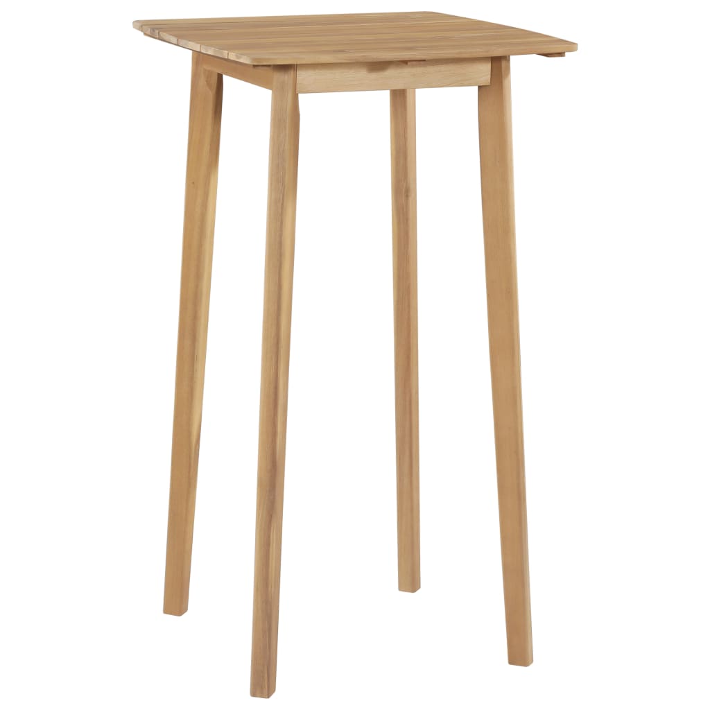 vidaXL 3-tlg. Bar-Set Akazie Massivholz