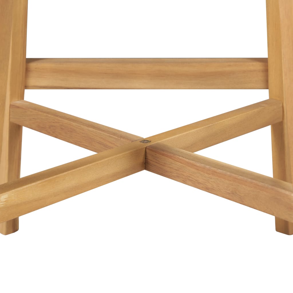 vidaXL 3-tlg. Bar-Set Akazie Massivholz