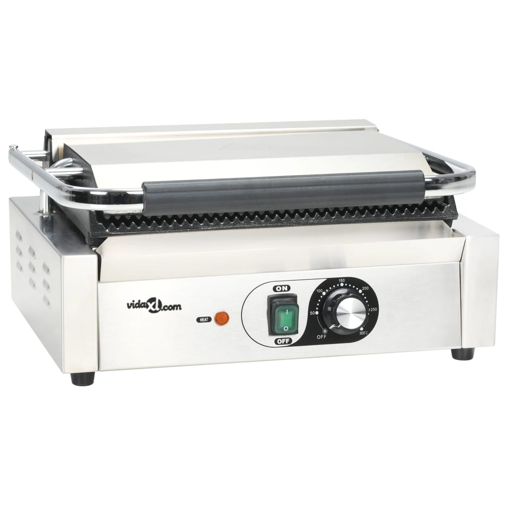 vidaXL Gerillter Panini-Grill 2200 W 43x30,5x20 cm