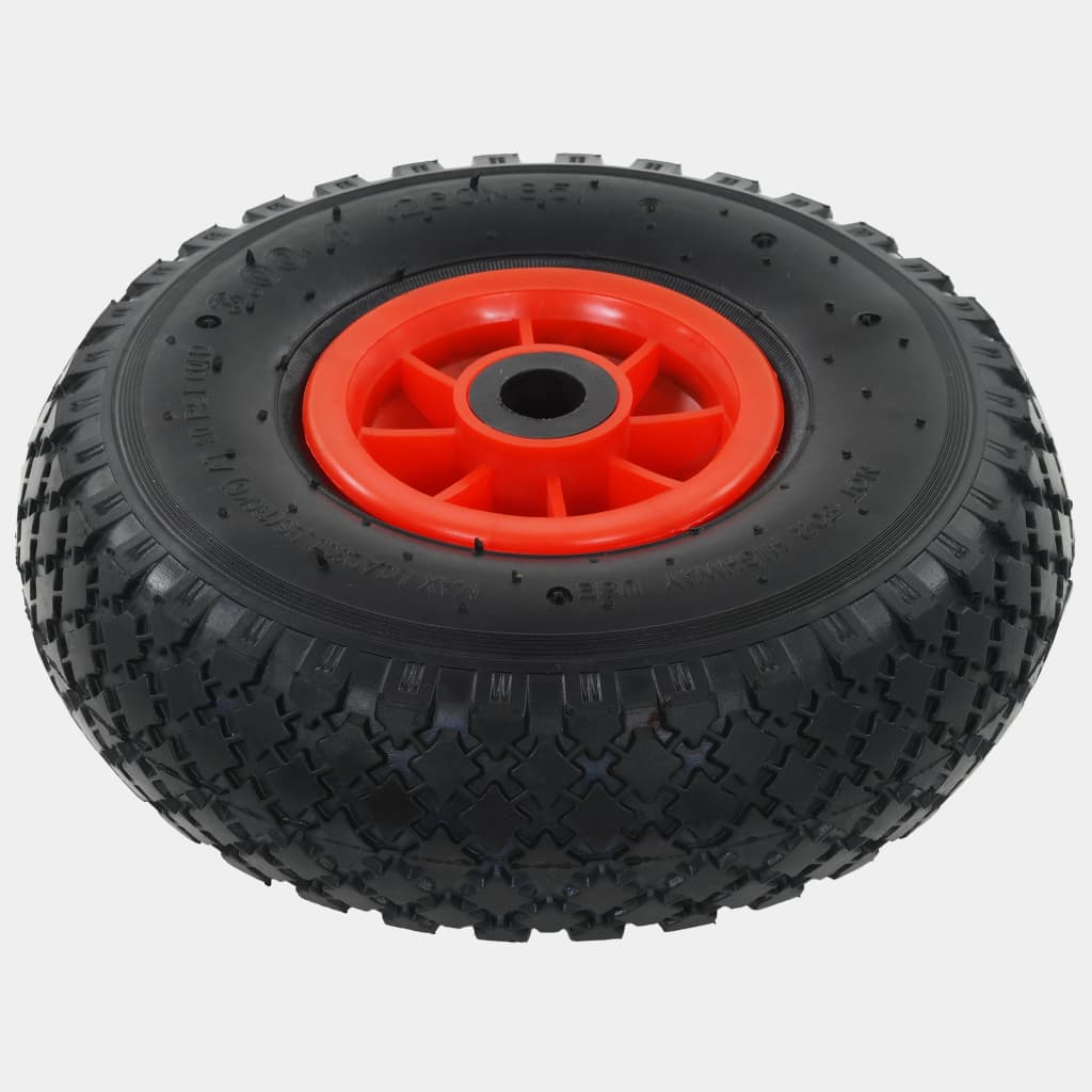 vidaXL Sackkarrenräder 4 Stk. Gummi 3,00-4 (245x82)