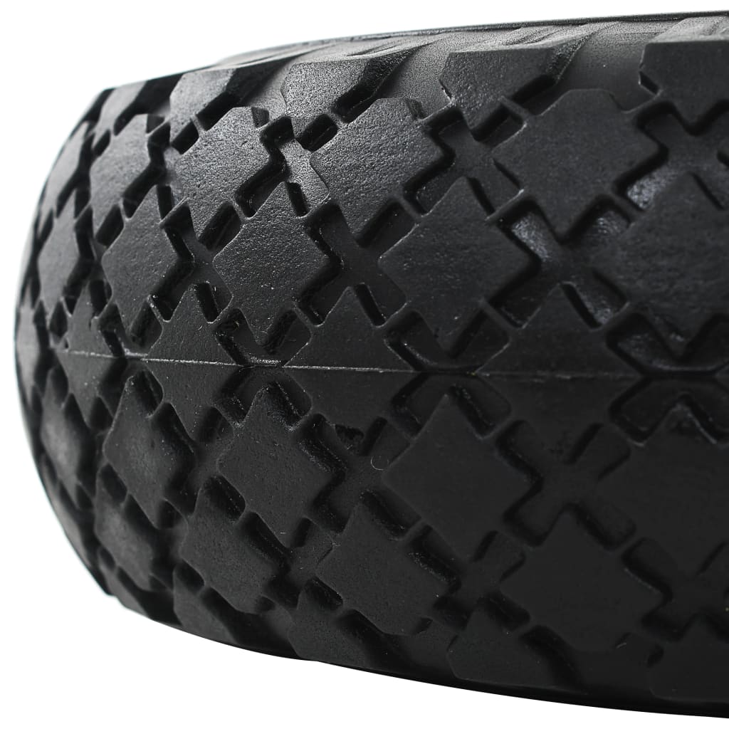 vidaXL Sackkarrenräder 4 Stk. Massives PU 3,00 - 4 (260x85)