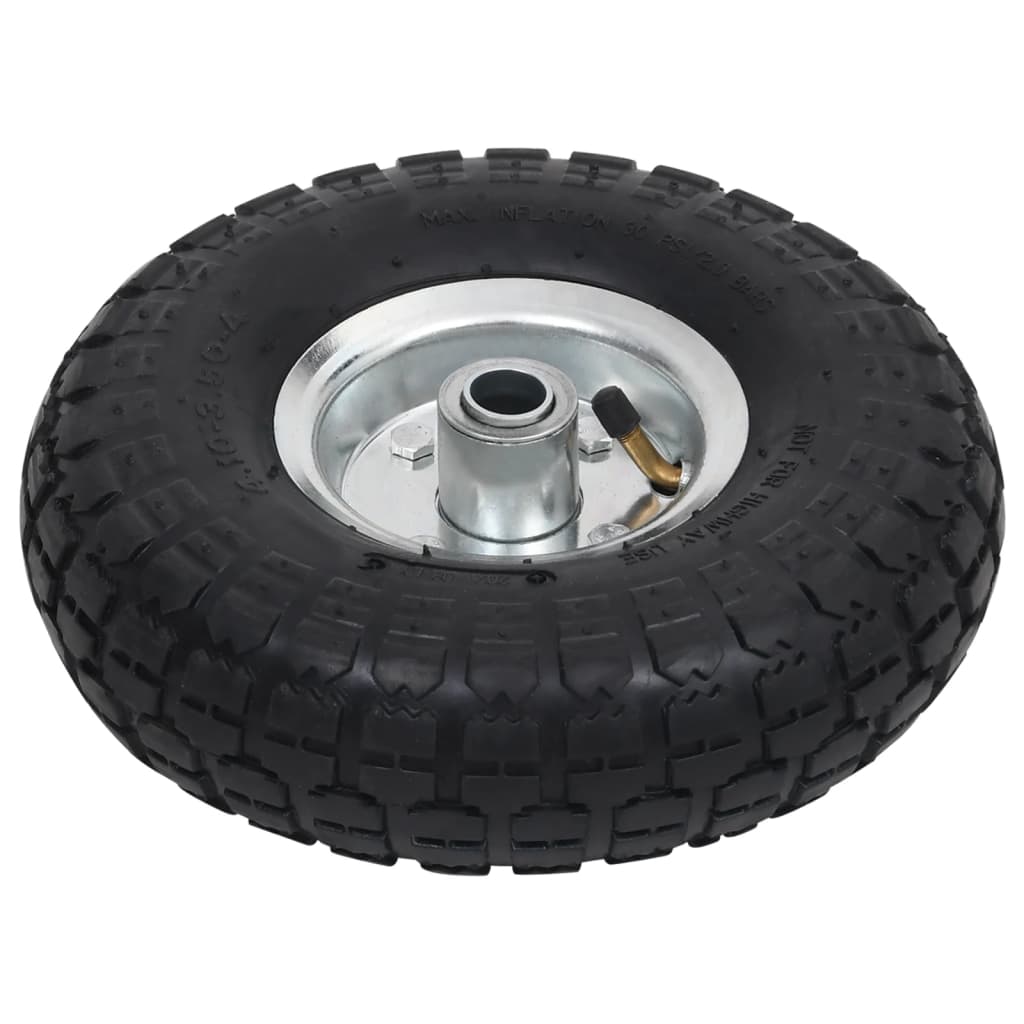 vidaXL Sackkarrenräder 2 Stk. Gummi 4,10 / 3,50 - 4 (260x83)