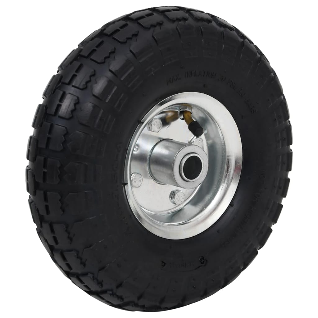 vidaXL Sackkarrenräder 4 Stk. Gummi 4,10 / 3,50 - 4 (260x83)
