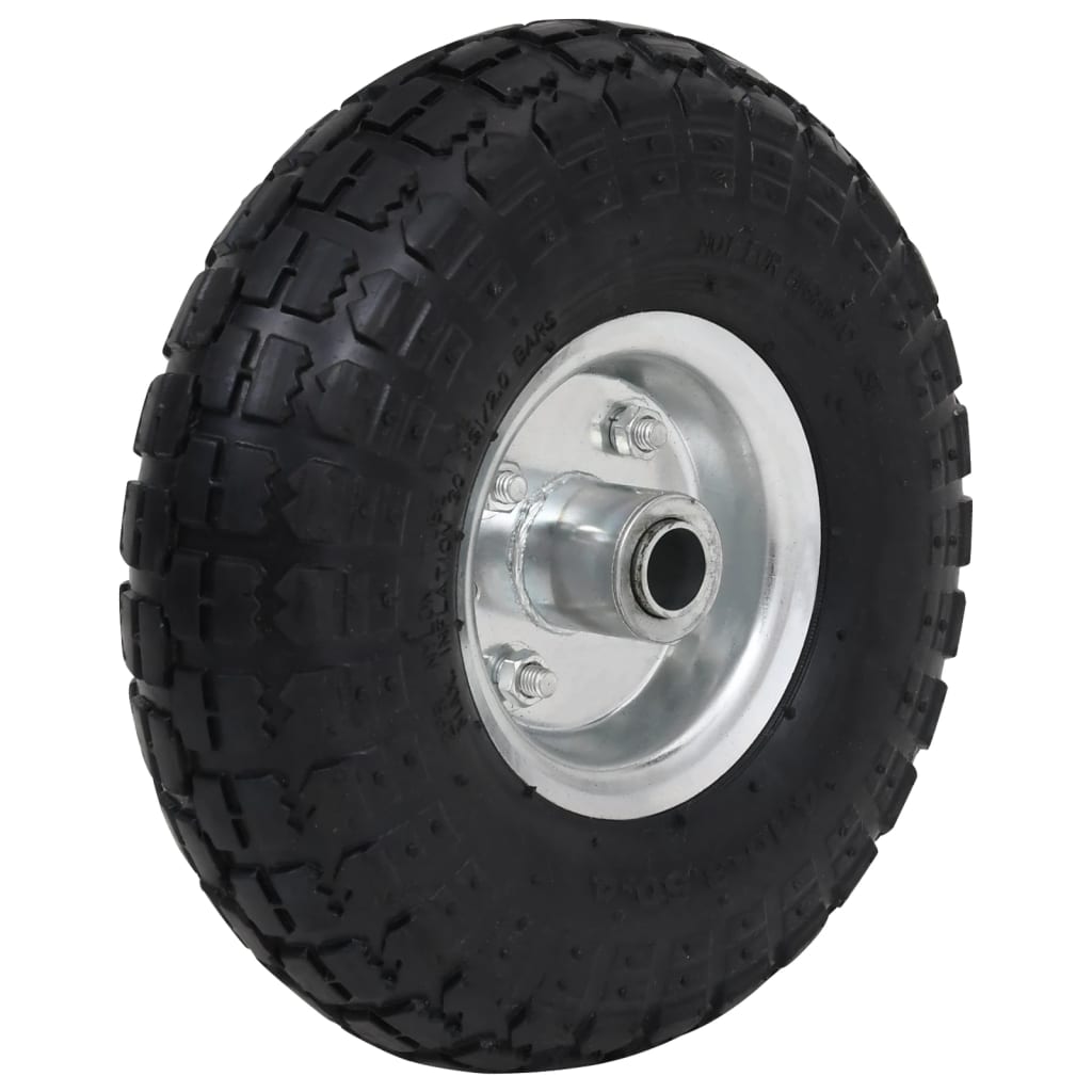 vidaXL Sackkarrenräder 4 Stk. Gummi 4,10 / 3,50 - 4 (260x83)