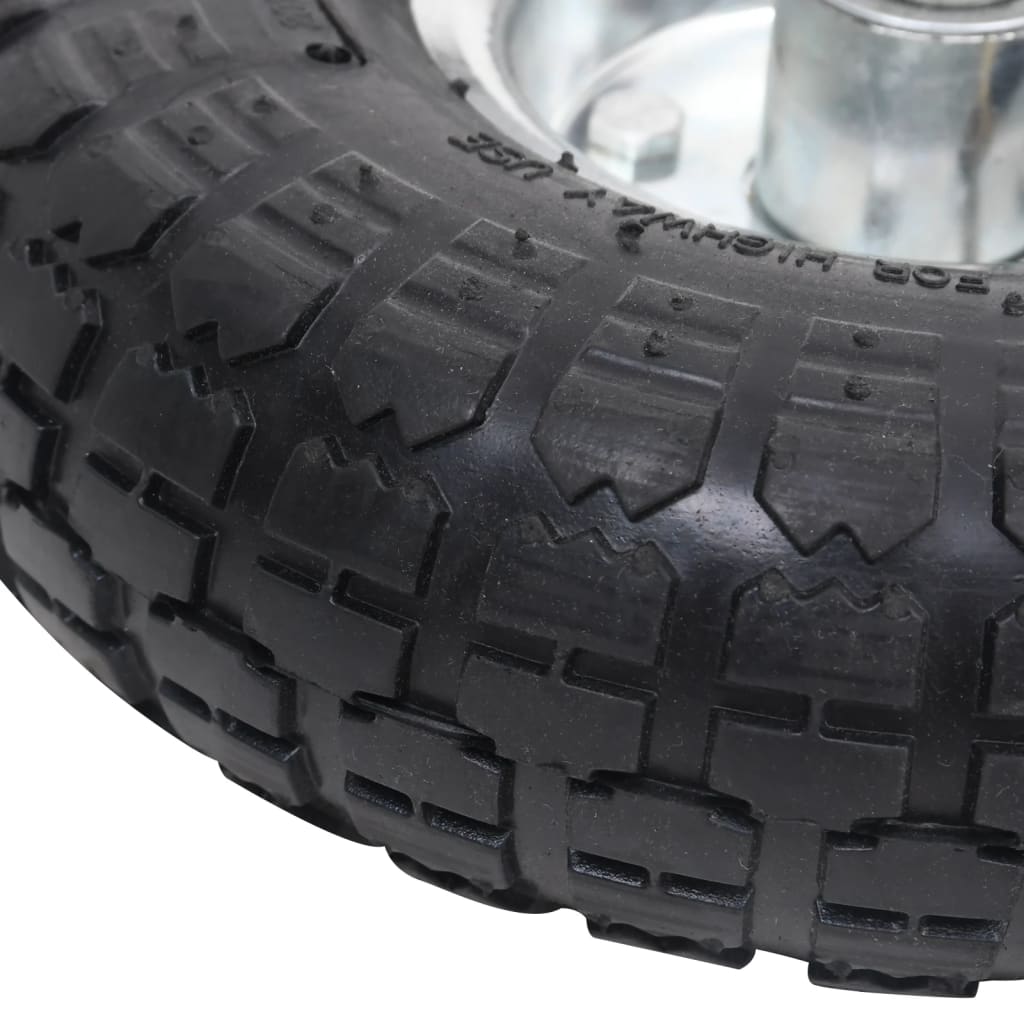 vidaXL Sackkarrenräder 4 Stk. Gummi 4,10 / 3,50 - 4 (260x83)