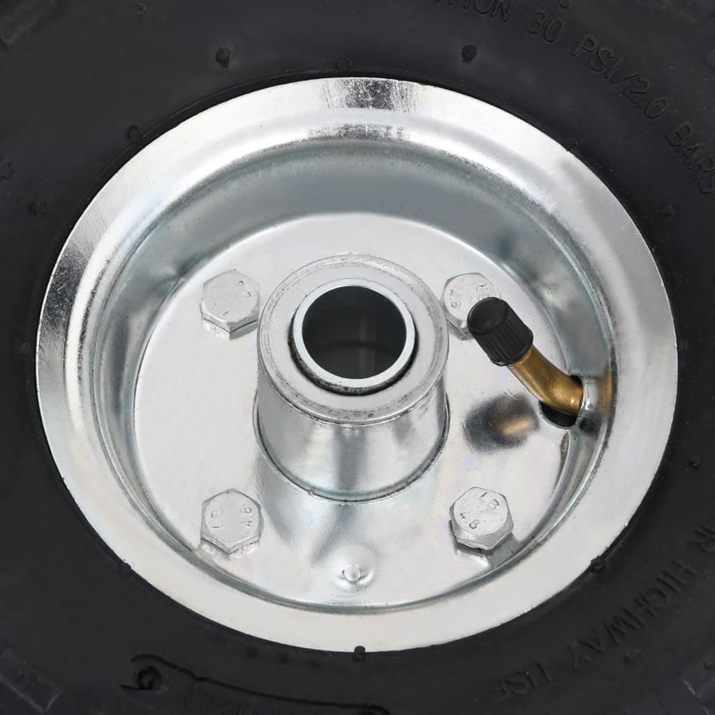 vidaXL Sackkarrenräder 4 Stk. Gummi 4,10 / 3,50 - 4 (260x83)