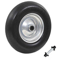 vidaXL Schubkarrenrad mit Achse Massives PU 4,00 - 8 390 mm