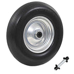vidaXL Schubkarrenrad mit Achse Massives PU 4,00 - 8 390 mm