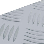 vidaXL Aluminiumkiste 48,5 x 14 x 20 cm Silbern