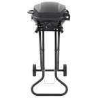 vidaXL Gasgrill Tragbar mit Kochzone Schwarz