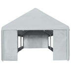 vidaXL Partyzelt PE 4x8 m Grau
