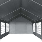 vidaXL Partyzelt PE 4x8 m Grau