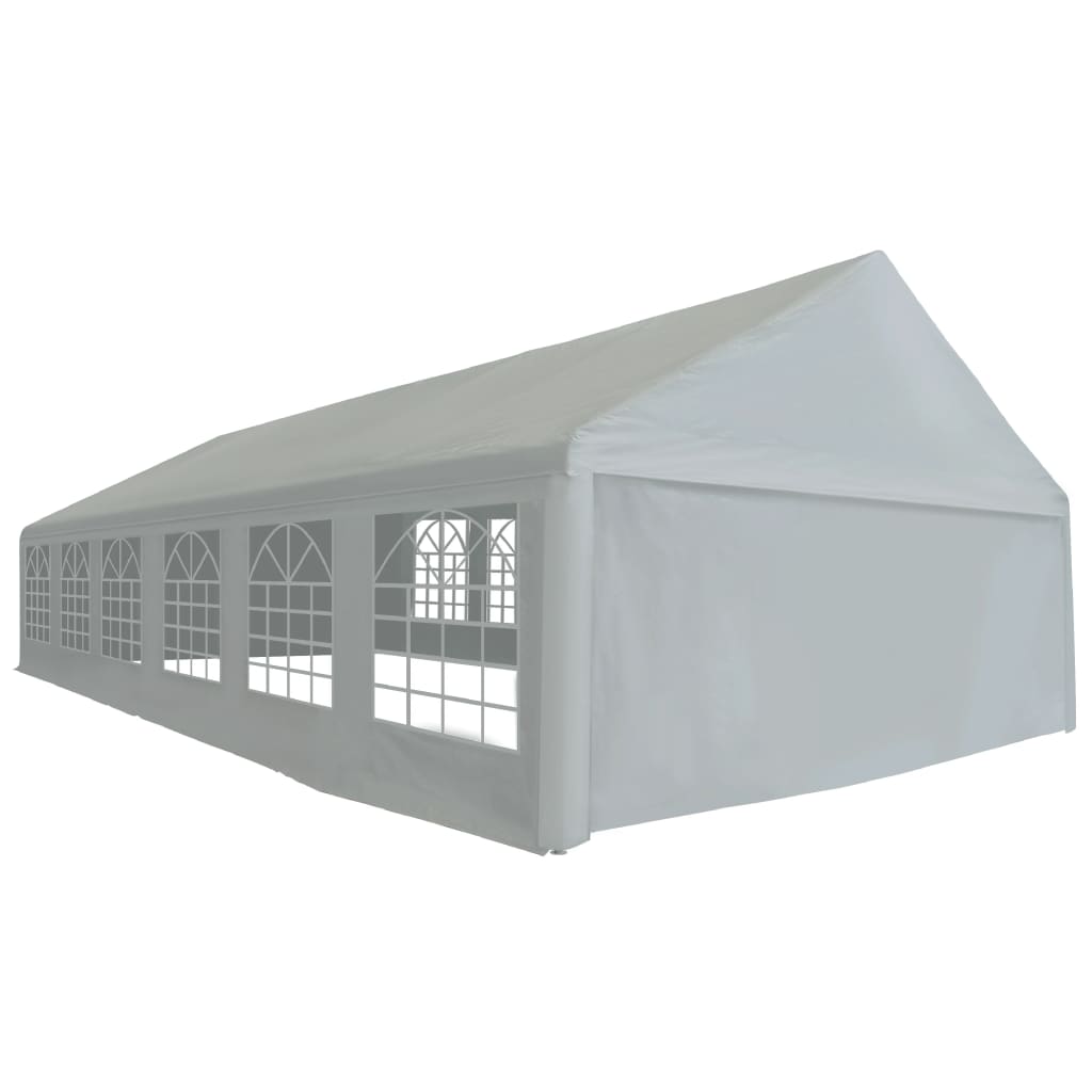 vidaXL Partyzelt PE 4x8 m Grau