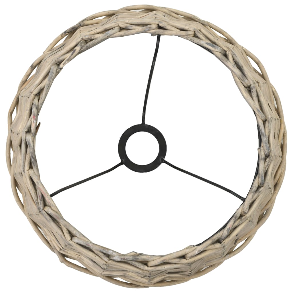 vidaXL Lampenschirm Korbweide 38 x 23 cm Natur