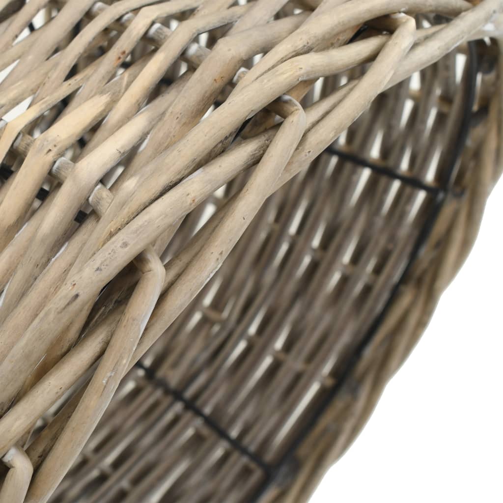 vidaXL Lampenschirm Korbweide 38 x 23 cm Natur