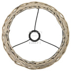 vidaXL Lampenschirm Korbweide 38 x 23 cm Natur