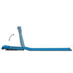 vidaXL Klappbare Strandmatte 2 Stk. Stahl und Stoff Blau