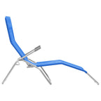 vidaXL Klappliegen 2 Stk. Textilene Blau