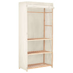 vidaXL Kleiderschrank mit 3 Ebenen 79 x 40 x 170 cm
