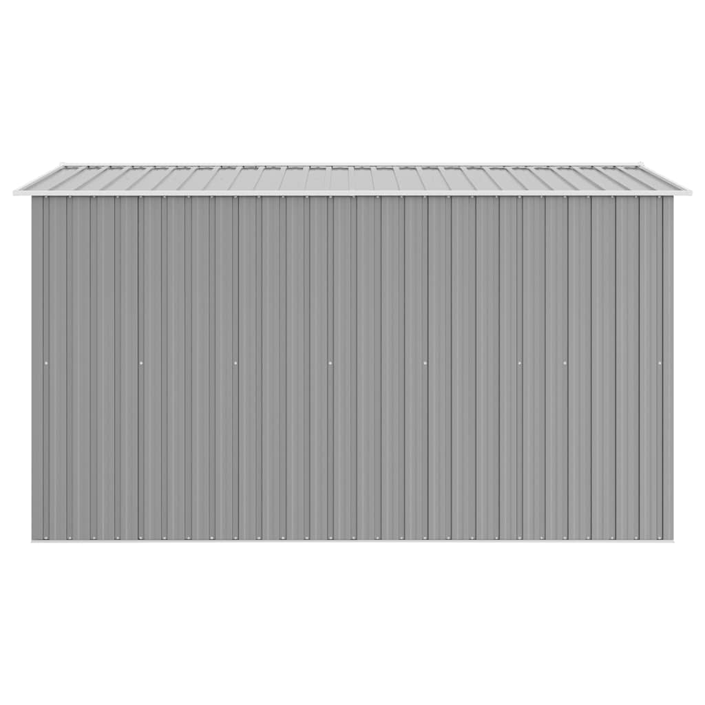 vidaXL Gartenhaus 257x298x178 cm Metall Grau