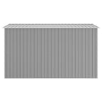 vidaXL Gartenhaus 257x298x178 cm Metall Grau