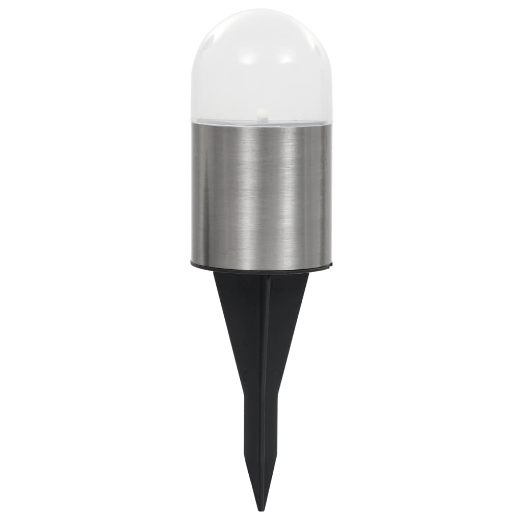 vidaXL Solar-Bodenleuchten 12 Stk. LED Weiß
