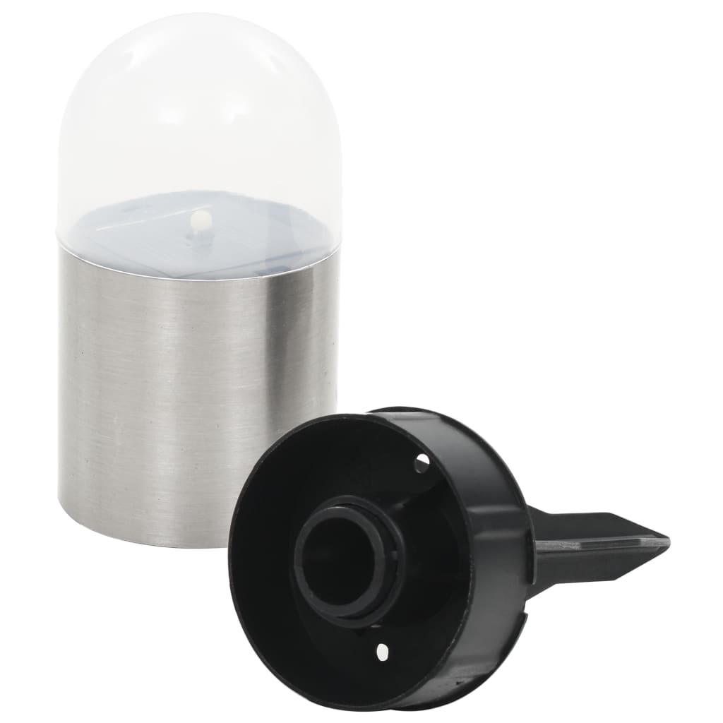 vidaXL Solar-Bodenleuchten 12 Stk. LED Weiß