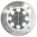 vidaXL Solar-Bodenleuchten 8 Stk. LED Weiß
