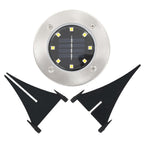 vidaXL Solar-Bodenleuchten 8 Stk. LED Warmweiß