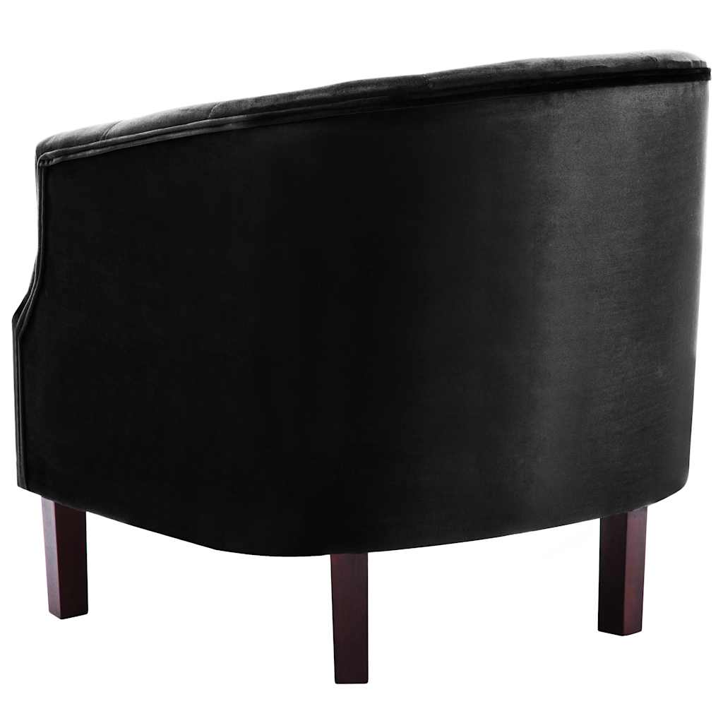 vidaXL Sessel Schwarz Samt