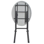 vidaXL Bartisch Klappbar Weiß 80x110 cm HDPE