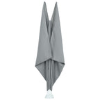 vidaXL Faltbarer Terrassen-Seitenfächer Grau 240 × 160 cm