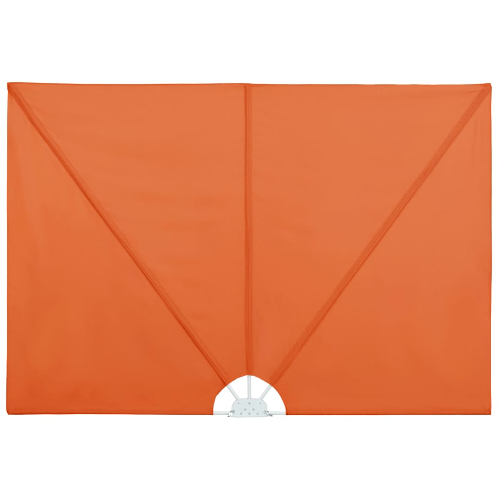 vidaXL Faltbarer Terrassen-Seitenfächer Terracotta-Rot 240×160 cm