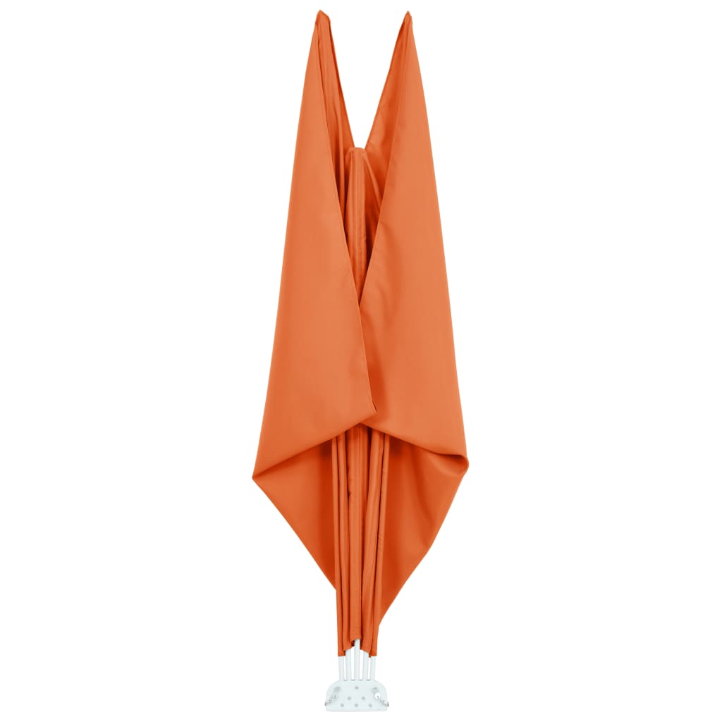 vidaXL Faltbarer Terrassen-Seitenfächer Terracotta-Rot 240×160 cm