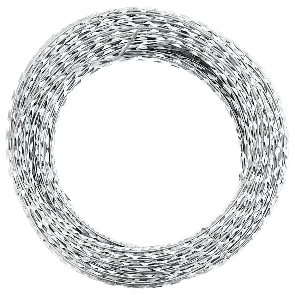 vidaXL NATO-Stacheldraht Verzinkter Stahl 300 m